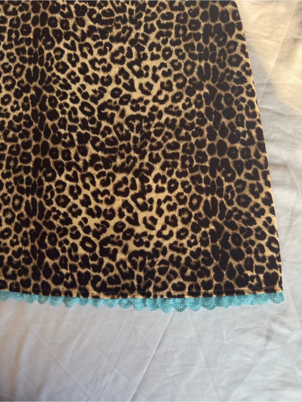 Y2K Inspired Leopard Print Dress with Bows